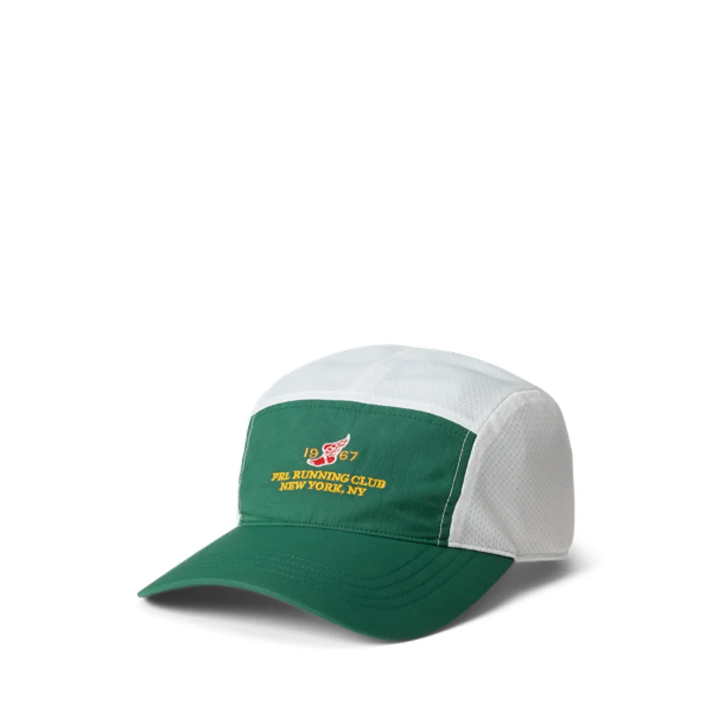 NWT polo Ralph Lauren running club Embroidered Ripstop & Mesh Cap NYC